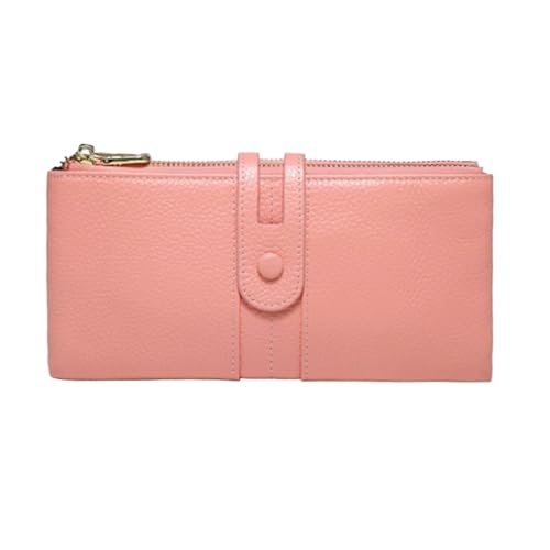 vkeid Damen-Geldbörsen aus Rindsleder, Handtaschen, Abendtaschen, Geldscheinklammern aus Leder, Münzbörsen, Kartenetuis (Größe: Pink) von vkeid