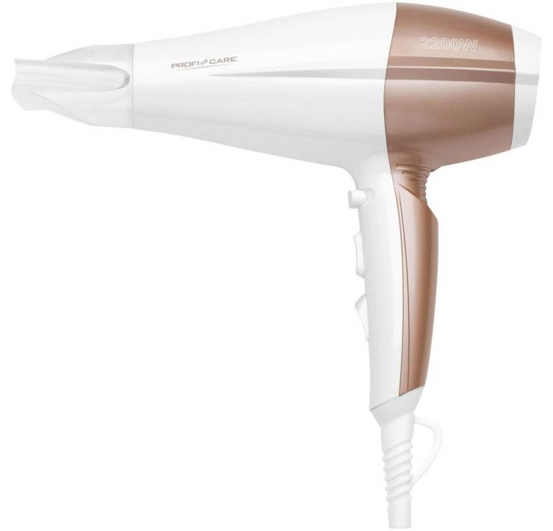 ProfiCare Haartrockner Profi-Care PC-HT 3010 Haartrockner Weiß, Champagner von ProfiCare