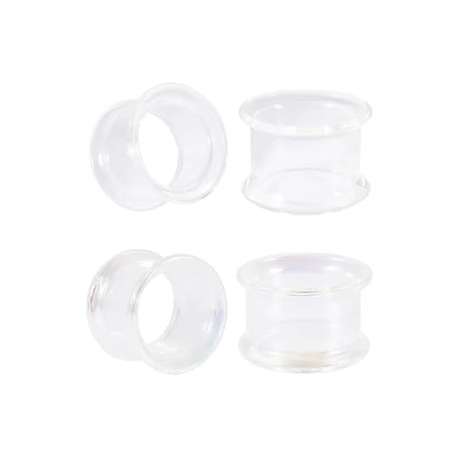 vogem Acryl Tunnel Expander Ohrstöpsel Piercing Flare Einfaches Körperpiercing für Damen Herren Anfängerfreundlich(6mm) von vogem
