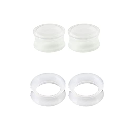 vogem Runde Acryl Ohr Tunnel Stretcher Double Flared Plugs Weiß Ohr Tunnel Set Stretching Kit Damen Herren vogem Runde Acryl Ohr Tunnel Stretcher Double Flared Plugs Weiß Ohr Tunnel Set Stretching Kit Damen Herren von vogem