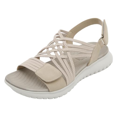 vohiko Damen Schuhe Sandalen Sommer Slingback Orthopädische Sport Sandale Casual Bohemia Strandschuhe Sohlen Flache Sandale Rutschfest Flip Flops Leichte Bequem Sommerschuhe vohiko Damen Schuhe Sandalen Sommer Slingback Orthopädische Sport Sandale Casual Bohemia Strandschuhe Sohlen Flache Sandale Rutschfest Flip Flops Leichte Bequem Sommerschuhe von vohiko