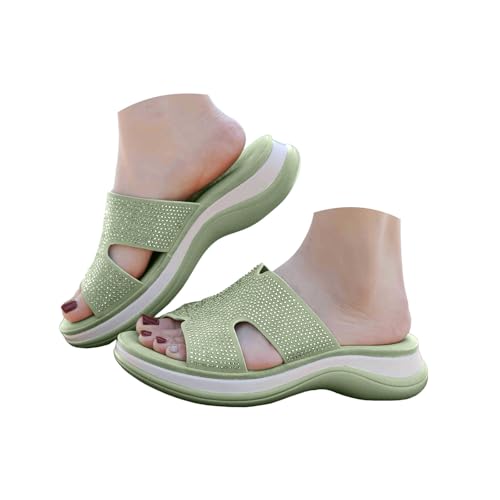 vohiko Damen Sportsandalen Sandalen Damen mit Komfortsohle Profilsohle Keilabsatz Sommerschuhe Elegant Bequem Bohemia Strand Slides mit Strass Sandals Rutschfest für Freizeit Alltag vohiko Damen Sportsandalen Sandalen Damen mit Komfortsohle Profilsohle Keilabsatz Sommerschuhe Elegant Bequem Bohemia Strand Slides mit Strass Sandals Rutschfest für Freizeit Alltag von vohiko