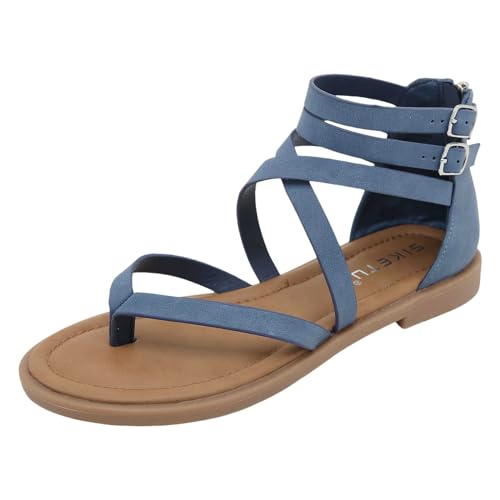 vohiko Damensandalen Sommer Bequem Casual Sandalen einstellbarer Schnallen Rutschfest Cross Ausgehöhlt Römersandalen Leichte Plateau Slide Weiche Fussbett Sandale vohiko Damensandalen Sommer Bequem Casual Sandalen einstellbarer Schnallen Rutschfest Cross Ausgehöhlt Römersandalen Leichte Plateau Slide Weiche Fussbett Sandale von vohiko