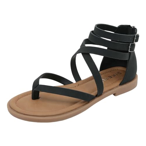 vohiko Damensandalen Sommer Bequem Casual Sandalen einstellbarer Schnallen Rutschfest Cross Ausgehöhlt Römersandalen Leichte Plateau Slide Weiche Fussbett Sandale vohiko Damensandalen Sommer Bequem Casual Sandalen einstellbarer Schnallen Rutschfest Cross Ausgehöhlt Römersandalen Leichte Plateau Slide Weiche Fussbett Sandale von vohiko