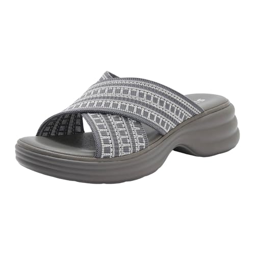 vohiko Flache Sandalen Damen Sommer Freizeit Zehentrenner mit Weiche Fußbett, Flach Sandalette Bohemia Strand Schuhe Bequeme Slingback Slides Leichte Sommerschuhe Gr.35-41 vohiko Flache Sandalen Damen Sommer Freizeit Zehentrenner mit Weiche Fußbett, Flach Sandalette Bohemia Strand Schuhe Bequeme Slingback Slides Leichte Sommerschuhe Gr.35-41 von vohiko
