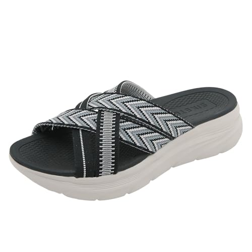 vohiko Leichte Sommerschuhe Damen Sandalen Sommer Sandaletten Offene Strandsandalen Sandale Orthopädische Breite Füße Damensandalen Barfuss Schuhe Sport Casual Plateau Slide vohiko Leichte Sommerschuhe Damen Sandalen Sommer Sandaletten Offene Strandsandalen Sandale Orthopädische Breite Füße Damensandalen Barfuss Schuhe Sport Casual Plateau Slide von vohiko