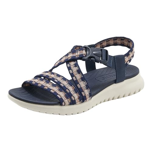 vohiko Orthopädische Sandalen Damen - Breite Füße Plateau Schlappen Mit Fußbett Sommerschuhe Sommer Weite Barfuss Offene Schuhe Elegant Bequem Bohemia Strand Sandals mit Schnalle Slides vohiko Orthopädische Sandalen Damen - Breite Füße Plateau Schlappen Mit Fußbett Sommerschuhe Sommer Weite Barfuss Offene Schuhe Elegant Bequem Bohemia Strand Sandals mit Schnalle Slides von vohiko