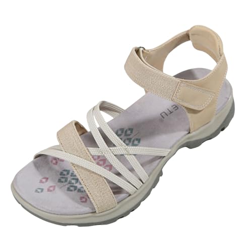 vohiko Sandalen Damen Klettverschluss Flach Rutschfest Sommer Plateau Slides Sport Sandals Outdoor Wassersandalen Sommerschuhe Frauen Bequem Casual Strand Schuhe Größe 36-42 vohiko Sandalen Damen Klettverschluss Flach Rutschfest Sommer Plateau Slides Sport Sandals Outdoor Wassersandalen Sommerschuhe Frauen Bequem Casual Strand Schuhe Größe 36-42 von vohiko