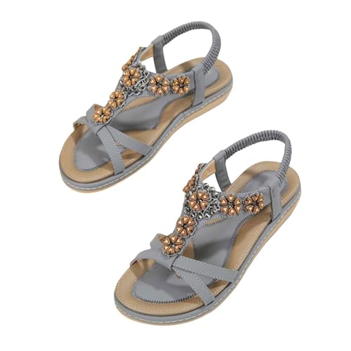 vohiko Sandalen Damen Sommer Elegant Boho Flache Sandale Plateau Sommerschuhe Flip Flops mit Strass Leichte Bequem Sandaletten Freizeit Slingback Strandsandalen vohiko Sandalen Damen Sommer Elegant Boho Flache Sandale Plateau Sommerschuhe Flip Flops mit Strass Leichte Bequem Sandaletten Freizeit Slingback Strandsandalen von vohiko