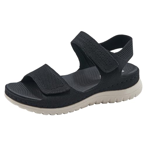 vohiko Sandalen und Slides für Damen Sommer Bequeme Orthopädische Slingback Slide Mit Weichem Fußbett Outdoor Wassersandalen Casual Ausgehöhlt Strand Plateau Sandale mit Klettverschluss vohiko Sandalen und Slides für Damen Sommer Bequeme Orthopädische Slingback Slide Mit Weichem Fußbett Outdoor Wassersandalen Casual Ausgehöhlt Strand Plateau Sandale mit Klettverschluss von vohiko