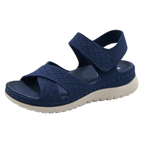 vohiko Sommerschuhe Damen Sandalen Offene Zehenpartie Ausgehöhlt Flach Schuhe Flip Flops Strandschuhe mit Klettverschluss Freizeit Orthopädische Sandaletten Plateau Slide Bequem Sommerschuhe vohiko Sommerschuhe Damen Sandalen Offene Zehenpartie Ausgehöhlt Flach Schuhe Flip Flops Strandschuhe mit Klettverschluss Freizeit Orthopädische Sandaletten Plateau Slide Bequem Sommerschuhe von vohiko