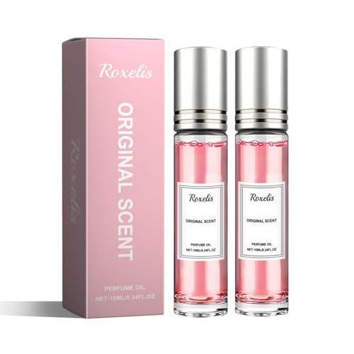 1/2 Stück 10ml Pheromone Eau de Parfum für Damen, Roll-On pure Instinct Pheromone Perfume, Portable Mini Parfüm Eau de Toilette for Her, Damenduft Fragrance for Woman (2 Stück) von vokkrv