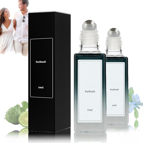 2 Stück Alpha Pheromonparfüm Herren, Pheromone Parfum Herren, Ecdf Alpha Parfüm Herrens, Roll-on Ecdf Pheromon Parfüm Original, Lang Anhaltender Duft, Leicht zu Transportieren von vokkrv