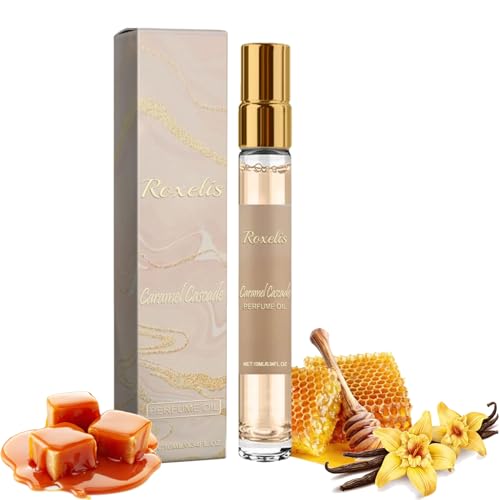 2024 Taskeen Caramel Cascade Perfume EDP Fragrance for Women, Taskeen Caramel Cascade Parfüm, Enhanced Scents Pheromone Parfüm, Long-Lasting Scent Fragrance Perfumes (1 Stk) von vokkrv