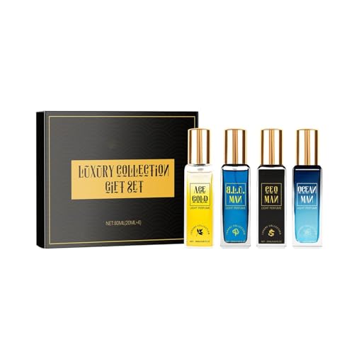 4 Stück Pheromone Parfum Herren, Pheromone Parfum Miniaturen-Set, Mini Parfüm Set Herren, Long-Lasting Portable (4 x 20ml) von vokkrv