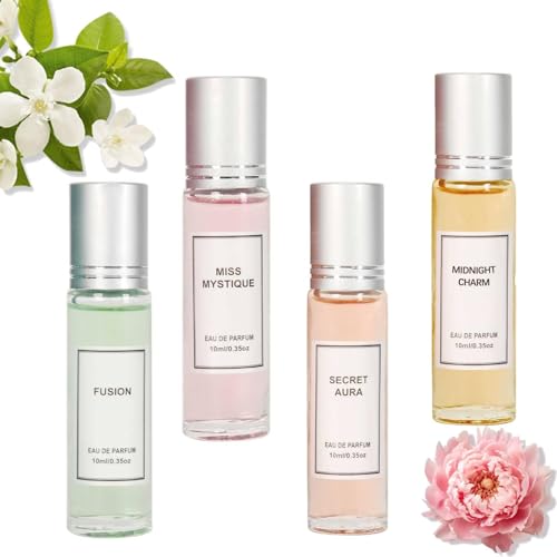 4 Stück Pheromone Parfum Women Pheromone Parfum Enhanced Scents Pheromones Perfume for Women Pheromone Scent Collection Pheromon Parfüm für Mädchen und Frauen (Set A) von vokkrv