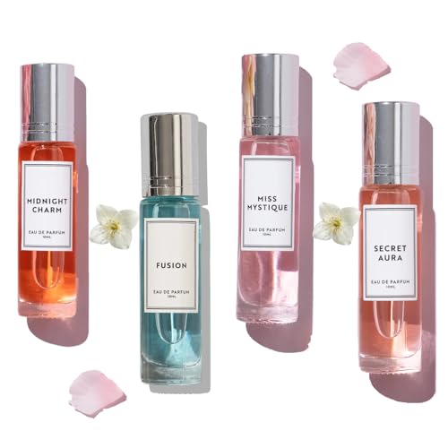 4 Stück Venom Pheromone Parfum Woman, Enhanced Scents Pheromone Parfüm, Venom Pheromone-Parfüm für Frauen, Lang Anhaltenden Duft Venom's Pheromone Scent Collection (4 Stück) von vokkrv