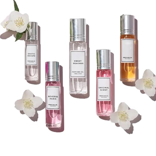 5 Stück Pheromone Parfum Woman, Roll-On Pheromon Parfüm für Frauen, Ecdf Pheromon Parfüm, Lockende Duftkomposition mit Pheromonen für Attraktivität und Selbstbewusstsein (5 Stück-A) von vokkrv