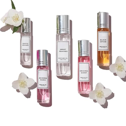 5 Stück Valentine Pheromone Parfüm Woman, Pheromon Parfüm Frauen, Roll-On Pheromone Perfume, Love Scents Pheromon-Parfüm, Valentinstag Parfüm Geschenkset für Sie Freundin Frauen (5PC) von vokkrv