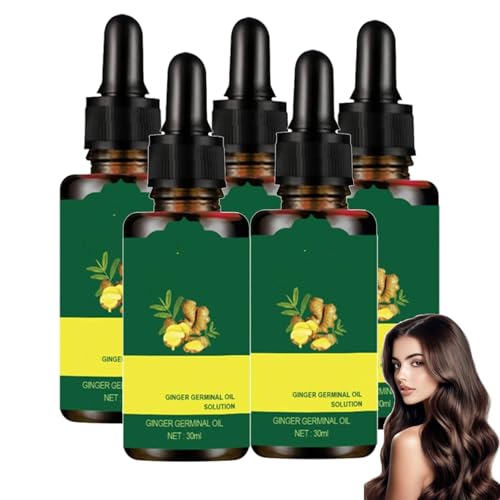 7 Days Hair Growth Oil, Haarserum für Haarwachstum, Hair Loss Treatment, Reduziert Haarausfall, Reduziert Haarausfall, Fördert das Haar, Haarwuchsspray Serum für Frauen und Männer (5PC) von vokkrv