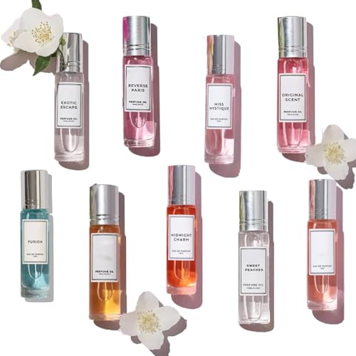 9 Stück Pheromone Parfum Woman, Enhanced Scents Pheromone Perfume, Pheromone Scent Collection, Pheromone Parfüm für Frauen (9PC) von vokkrv