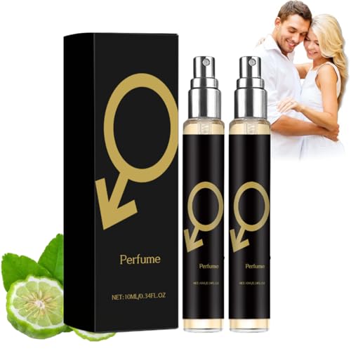 Alpha Pheromonparfüm, Ecdf Alpha Parfüm Herren Roll-on, Pheromone Parfum Herren, Parfum mit Pheromone Duft für Männer, Frisch und Fruchtig, Natürliche Frische Düfte, Lang Anhaltende (2PC) von vokkrv