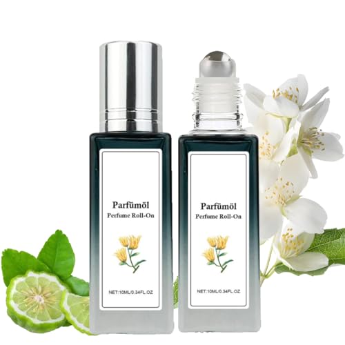 Alpha Pheromonparfüm Ecdf Alpha Parfüm Herren, Roll-on Pheromone Parfum Herrens - Pheromon Parfüm für Dating und Alltag, Erfrischend, Lang Anhaltender Duft (2PC) von vokkrv