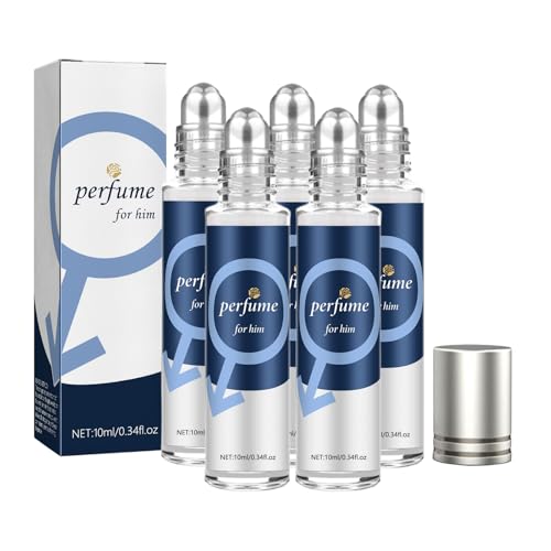 Alpha Pheromonparfüm Herren, Ecdf Pheromon Parfüm Original, Ecdf Alpha Parfüm Herren, Roll-on Pheromone Parfum, Men's Cologne for Attract Women (5PC) von vokkrv