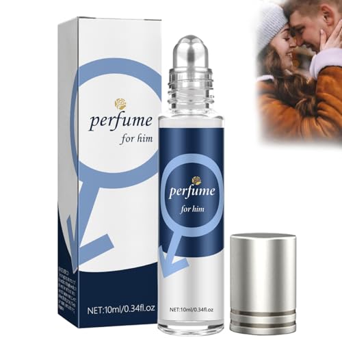 Alpha Pheromonparfüm Herren, Ecdf Pheromon Parfüm Original, Ecdf Alpha Parfüm Herren, Roll-on Pheromone Parfum Herren, Parfum für Frauen Anziehen und langanhaltender Duft (Blau) von vokkrv