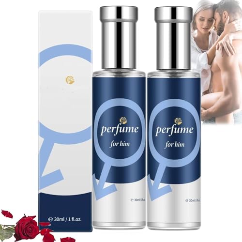 Alpha Scent - Alpha Pheromonparfüm Herren, Alpha Parfüm Herren, Ecdf Pheromone Parfum Herren, Alphatouch Pheromone Perfume, Men's Pheromone Cologne for Men Attract Women, Alpha Parfumöl Herren (2PC) von vokkrv