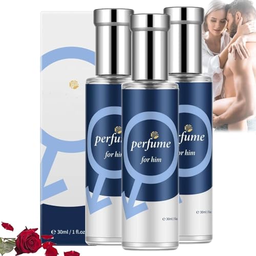 Alpha Scent - Alpha Pheromonparfüm Herren, Alpha Parfüm Herren, Ecdf Pheromone Parfum Herren, Alphatouch Pheromone Perfume, Men's Pheromone Cologne for Men Attract Women, Alpha Parfumöl Herren (3PC) von vokkrv