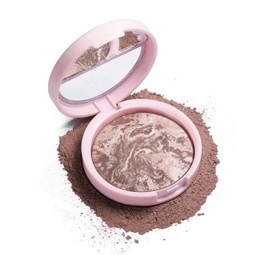 Baked Foundation | Lightweight Pearl Powder Foundation | Balance and Brighten Color, Color Corrector for Skin | Fair - Buildable Coverage | Satin Finish (2# Tan) von vokkrv