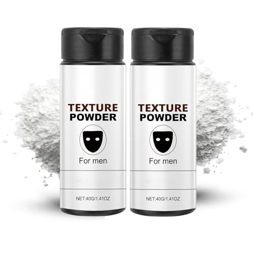 Based Texturpuder für Männer, 2 Stück Based Texture Powder, Stylingpulver, Volumen Puder Haarer, Leicht Aufzutragen, Verleiht Sofort Textur und Volumen, Starker Halt, Haarpuder für Männer von vokkrv