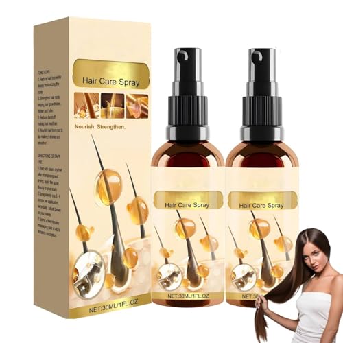 Biotin Haarwachstum Serum,2025 Neu Biotin Haarwachstum Spray Haarwachstums Beschleunigen,Hair Growth Serum Lindern Haarausfall Stimulieren Das Haarwachstums Machen Das Haar Glänzend und Kräftig (2PC) von vokkrv