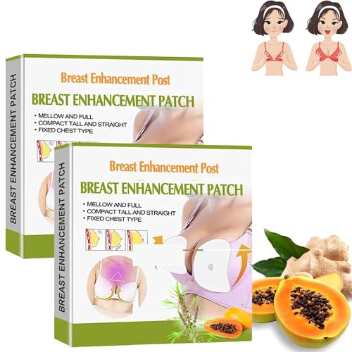 Brustvergrößerungspflaster, Brustvergrößerung Upright Lifter Vergrößern Patch,10 Packung für Schlaffe Brüste,Fördert die Straffung des Liftings, Breast Enhancement Patch, Alle Hauttypen (2 BOX/20 STK) von vokkrv