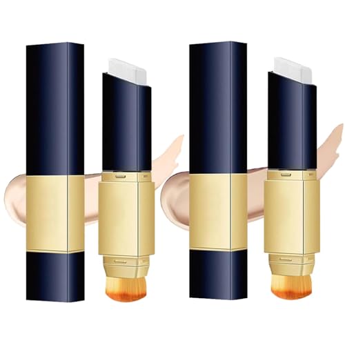 Chartming Color Changing Foundation Stick, Farbwechselnde Foundation SPF15 für Reife Haut, Make Up Hautton Anpassend, Feuchtigkeitspflege Grundierung, Langanhaltend & Mattierend (Mix) von vokkrv