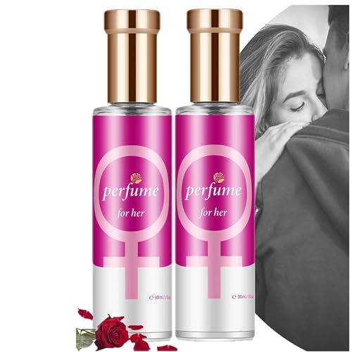 Cupid Hypnosis Cologne für Männer Und Frauen, Lure Her Perfume Herren - Lass Sie Sich in Dich Verlieben, Magische Amor-Düfte, Eau De Toilette Spray Long Lasting (Rosa-2Stk) von vokkrv