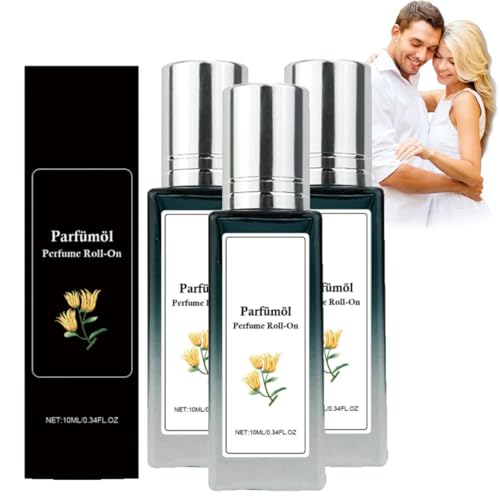 Ecdf Alpha Parfüm Herren, Alpha pheromon-elixier herren, Roll-on Pheromone Parfum Herrens - Pheromon Parfüm für Dating und Alltag, Erfrischend, Lang Anhaltender Duft (3PC) von vokkrv