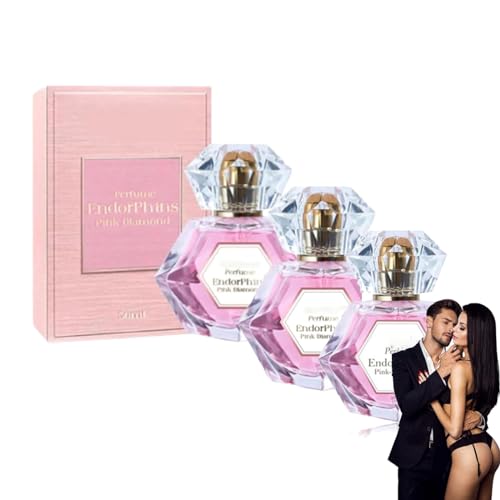 Flysmus Endorphins Pink Diamond Parfüm, Flysmus Vsa Dopamin Parfüm Für Frauen, Pheromone Parfum Woman, Pheromone Attraction Perfume, Adventskalender 2023 Frauen Parfüm (3 Stöcke) von vokkrv