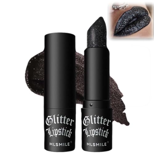 Glitzer-Lippenstift, Glitzer Lipgloss Diamond Metallic Funkelnder Matt Lippenstift, Wasserdichter Lang anhaltender Lipgloss, Matte Lipstick Lip Gloss für Frauen Lippe Make-up (06#) von vokkrv