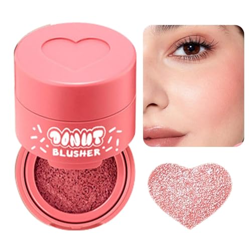 Luftkissen Blush,Mattes Leichtes & Atmungsaktives Rouge, Hochpigmentiertes Rouge-Make-up,Waterproof Langanhaltendes Cream Blush,Natürliches Aussehen Long-Wearing Face Make Up für Frauen (02, One Size) von vokkrv