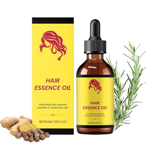 Natürliches Haar Essenzöl, Haarwachstumsöl, Haaröl Wachstum, Haarpflegebehandlungen Mit Konzentrierter Formel, Stärkt Und Repariert Schäden, für Männer Und Frauen (50 ml, 1PC) von vokkrv