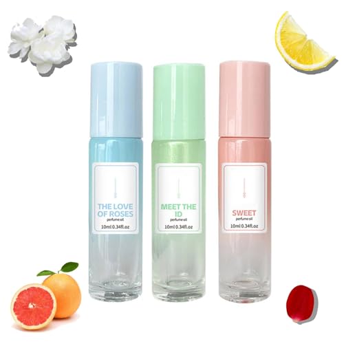 3 Stück Pheromone Parfum Woman,2025 Neu Ecdf Pheromon Parfüm,Roll-On Parfum Damen,Pheroma's Pheromon Düfte,Enhanced Scents Pheromone Perfume,Parfüm öl mit Pheromonen für Frauen (3PC-A) von vokkrv