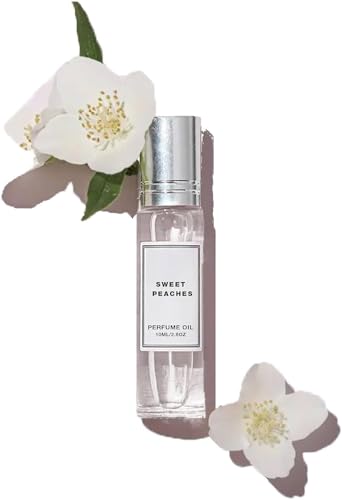 Pheromone Parfum Woman, Ecdf Pheromon Parfüm Original, Pheromone Düfte von Pheroma, Ecdf Parfüm Original Düfte, Roll-On Pheromone Parfüms Set für Damen (Pfirsich-Vanille) von vokkrv