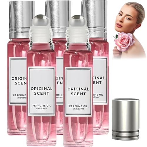 Pheromone Parfum Woman, Roll-On Ecdf Pheromone Parfüm Original Scent, Ecdf Parfüm Original Düfte, Enhanced Scents Pheromone Perfume, Mini Perfume Set (5 Stück) von vokkrv