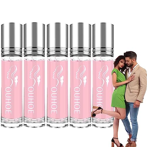 Pheromone Parfum for Woman, Rollball Parfüm Für Frauen, Pheromon Parfüm für Romantik Feromone Parfüm für Frauen Erotic Intimate Partner Perfume (5 Stöcke) von vokkrv