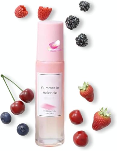 Pheromone Perfume Woman, Ecdf Pheromon Parfüm Original, Pheromone Perfume Oil for Her, Enhanced Scents Pheromone Perfumes, Setzt beispielloses Selbstvertrauen (Pfingstrose Erdbeere) von vokkrv