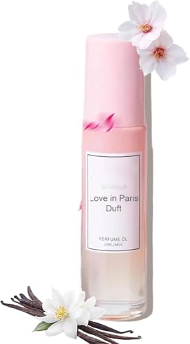 Pheromone Perfume Woman, Ecdf Pheromon Parfüm Original, Pheromone Perfume Oil for Her, Enhanced Scents Pheromone Perfumes, Setzt beispielloses Selbstvertrauen (Pfirsich-Vanille) von vokkrv