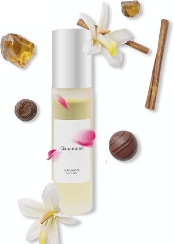 Pheromone Perfume Woman, Ecdf Pheromon Parfüm Original, Damen Parfum mit Pheromon Öl, Roll-On Pheromone Parfum Frauen, Natürliche Frische Düfte, Enhancement Glamour (Zimt) von vokkrv