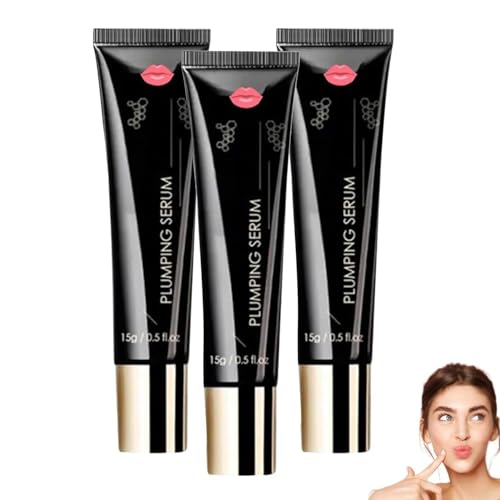 Plumpify Plumping Serum Oil, Plumpify Lip Boosting Serums,Plumpify Lip Oil Plumper,Plumpify Lip Booster Plumping Serum,Hydrating Lip Gloss for Dry Lips,Intensives Pflege,bis zu 24H Feuchtigkeit (3PC) von vokkrv